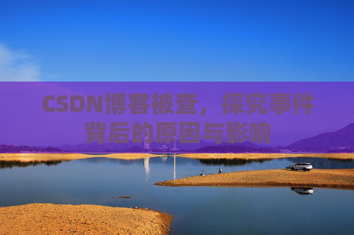 CSDN博客被查,探究事件背后的原因与影响